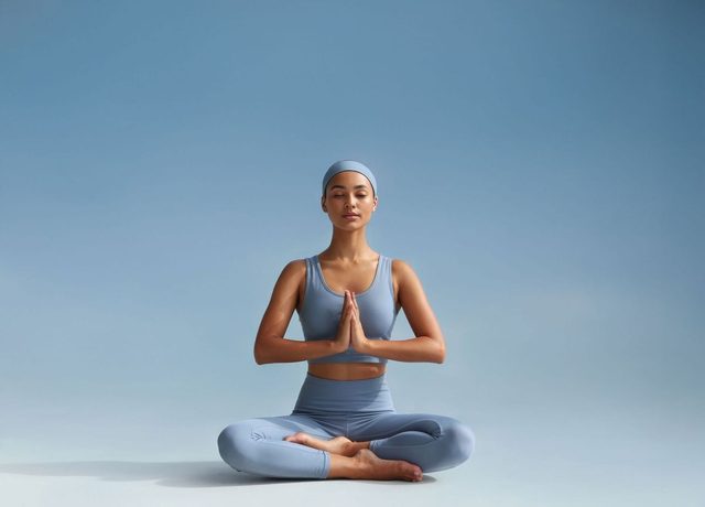 Person meditating